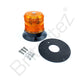 BEA80 BEACON. 3 BOLT. AMBER LENS 12v-80v R65 R10