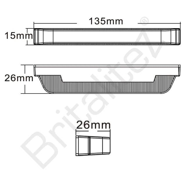 Hide Away Grill Strobe Slim